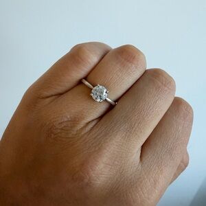 Pandora Sparkling Solitaire Ring - Size 7.5(?)